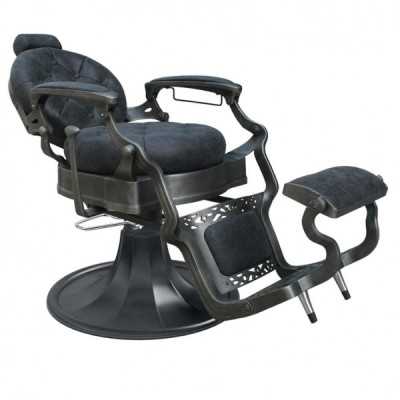 Fauteuil Barbier Clint Noir|Fauteuil de barbier by MFB Provence