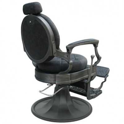 Fauteuil Barbier Clint Noir|Fauteuil de barbier by MFB Provence