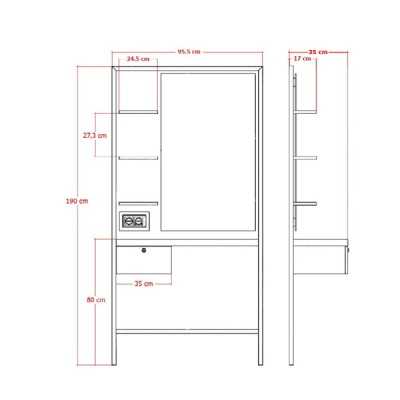 Poste de coiffure Logan B pour Barbier